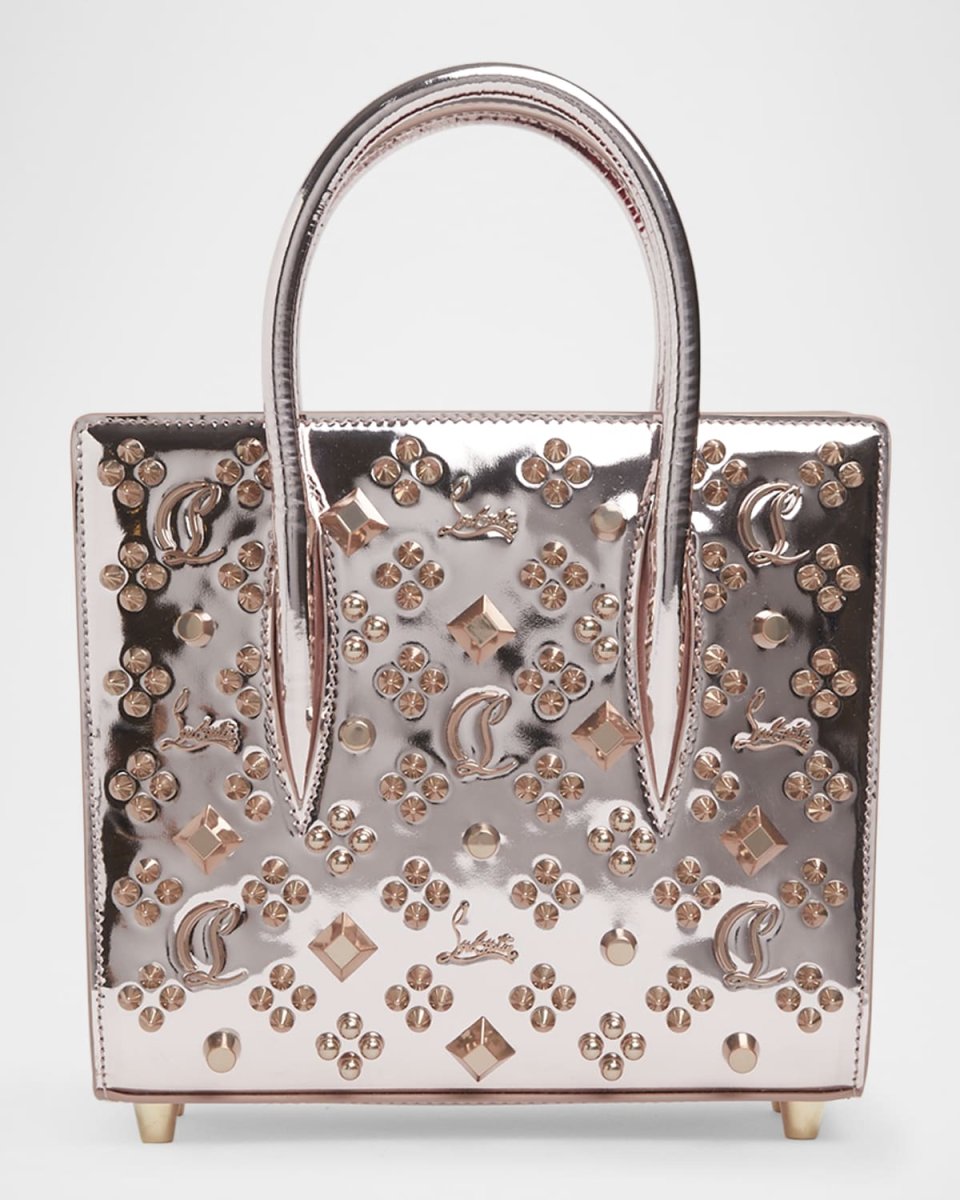 Paloma Mini Loubinthesky Metallic Top-Handle Bag